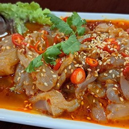 ยำแมงกะพรุนน้ำมันงา