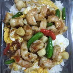 ข้าวกุ้งพริกขี้หนู