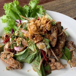 แซ่บแห้ง ลาบกระดูกอ่อน