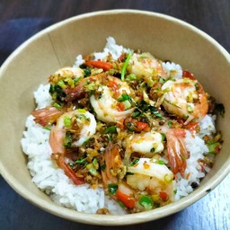 กุ้งคั่วพริกเกลือ
