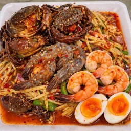 ยำมะม่วงแซ่บ บางบ่อ บางบ่อ