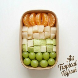 เซ็ต Tropical Refresh (เน้นผลไม้ฉ่ำน้ำและคลายร้อน)