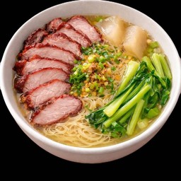 บะหมี่จับกังเนื้อแดง น้ำใส