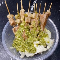 หยิบซาว หมูมะนาวเสียบไม้