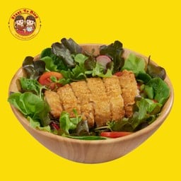 สลัดปลาทอด