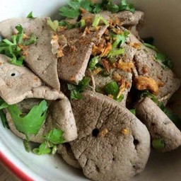 ตับเนื้อลวกจิ้ม