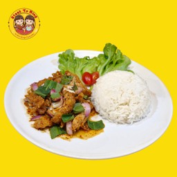 ข้าวยำไก่แซ่บ