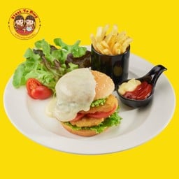 แฮมเบอร์เกอร์ชีส