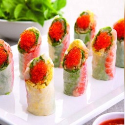 ปอเปี๊ยะสด กุ้ง