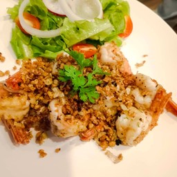 กุ้งทอดกระเทียม