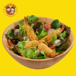 สลัดกุ้งทอด