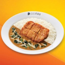ข้าวแกงกะหรี่ ไก่กรอบ, ผักโขมและชีส
