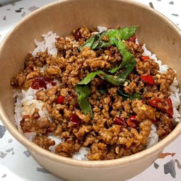 ข้าวกะเพราหมูสับ