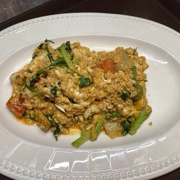 เนื้อปูผัดผงกะหรี่