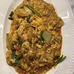 กุ้งผัดผงกะหรี่