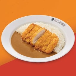 ข้าวแกงกะหรี่ไก่ชุบเกล็ดขนมปังทอด