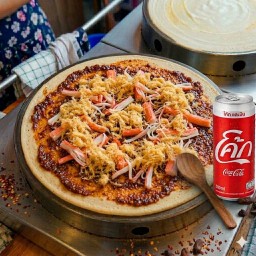 [อร่อยซ่ากับโค้ก] พริกเผา ไก่หยอง ปูอัด +  โค้ก ออริจินัล (กระป๋อง)