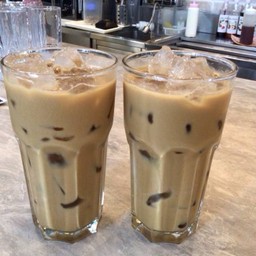Ice Espresso Latte with Syrup