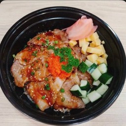 ข้าวหน้าหมูสันนอก