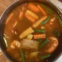 แกงส้มผักรวม กุ้งสด