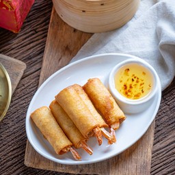 ปอเปียะกุ้งทอด