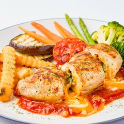 ไก่อบสอดไส้ชีส