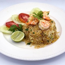 ข้าวผัดกุ้ง ไข่ดาว