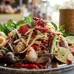 ครัวฟ้า&ฟร้องค์ ส้มตำ-ยำแซ่บ ข้างร้านกาแฟคอสะพาน