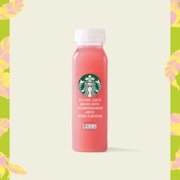 Lychee Rose Juice Mixed with Pomegranate