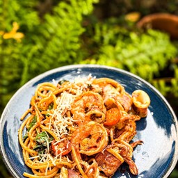 Bucatini Chilli  Seafood