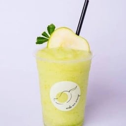 แอ๊ปเปิ้ลเขียวสมูทตี้+โยเกริต Green apple smoothie yoghurt