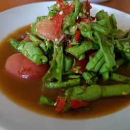 ตำถั่วหมูยอปลาร้า