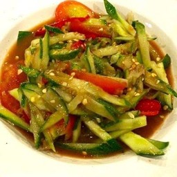 ตำแตงหมูยอปลาร้า