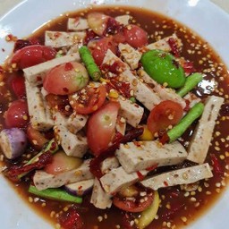 ตำเกาเหลาหมูยอปลาร้า