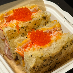 Hot Kani Tobiko Focaccia