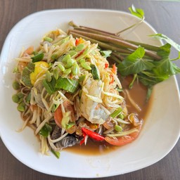 ตำกุ้งสด