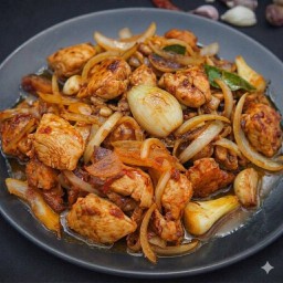 พริกเผาไก่ (เป็นกับ)