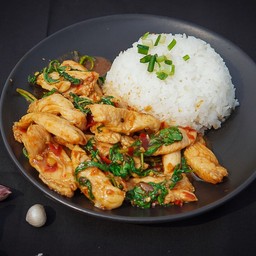 ข้าวกระเพราไก่
