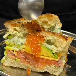 Yellow Avo Focaccia (Recommended)