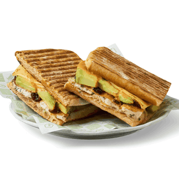 อะโวคาโดและอกไก่ชิโพเล่ พานินี่ Full Size (2ชิ้น)