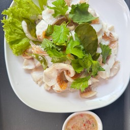 ปลาทับทิมลวกจิ้ม