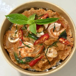 ข้าวไข่ข้นห่อหมกทะเล