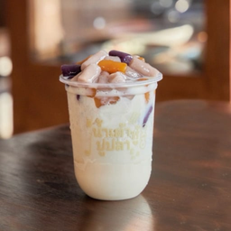 น้ำเต้าหู้พุดดิ้งนมสด .