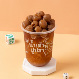 น้ำลำไยเกล็ดหิมะ ท็อปปิ้งลำไย .