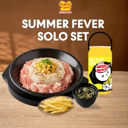 [LineMan Only] ข้าวเปปเปอร์หมู + เฟรนฟรายส์ + ซุปสาหร่าย + กระบอกน้ำ Peppie