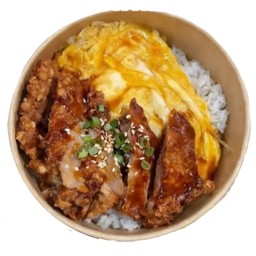 ข้าวไข่ข้นไก่กรอบซอสเกาหลี