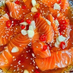 แซลมอนดองซีอิ๊ว