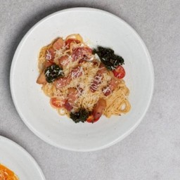 Aglio e Olio with bacon