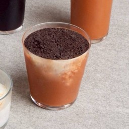 Thai tea banana pudding