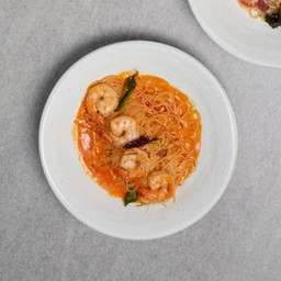 Tom yum goong pink sauce